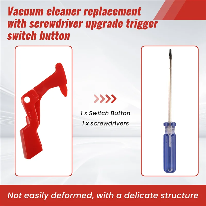 -A90P Trigger Switch Button Upgraded For Dyson V10 V11 Vacuum Cleaner Heavy Duty Replacement Trigger Button With Screwdrivers