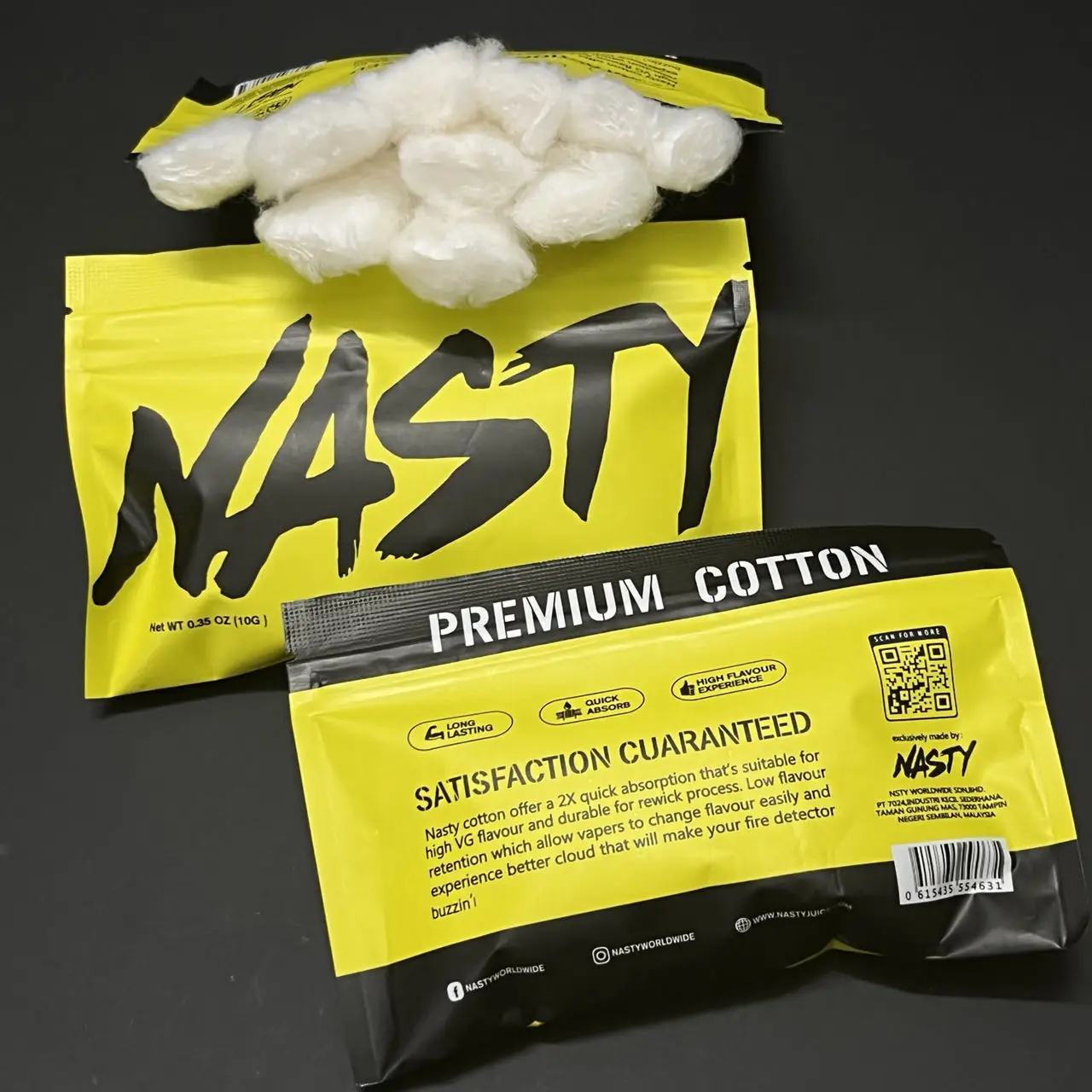 10Pack Premium NASTY Organic Cotton Long Lasting 2X Quick Absorb vs Bacon Prime