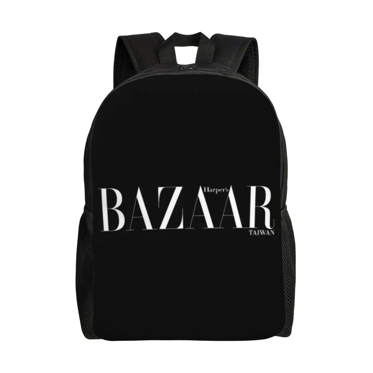 Custom 3D Printing Harper's Of Bazaars Backpacks for Boys Girls College School Travel Bags Men Women Bookbag Fits 15 Inch Laptop