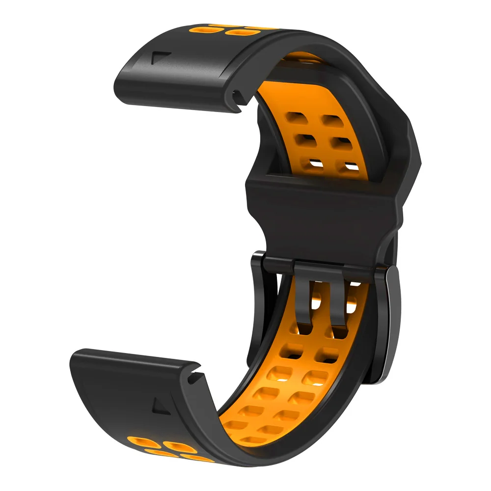 Silicone WatchBand For Garmin Fenix 7X 7 6X 6 Pro Fenix 5X 5 Plus Strap WristStrap Forerunner 945 Quick Release 22 26MM Bracelet