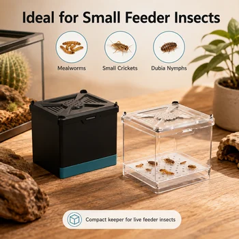 Insect Breeding Box with Ventilated Drawer 1