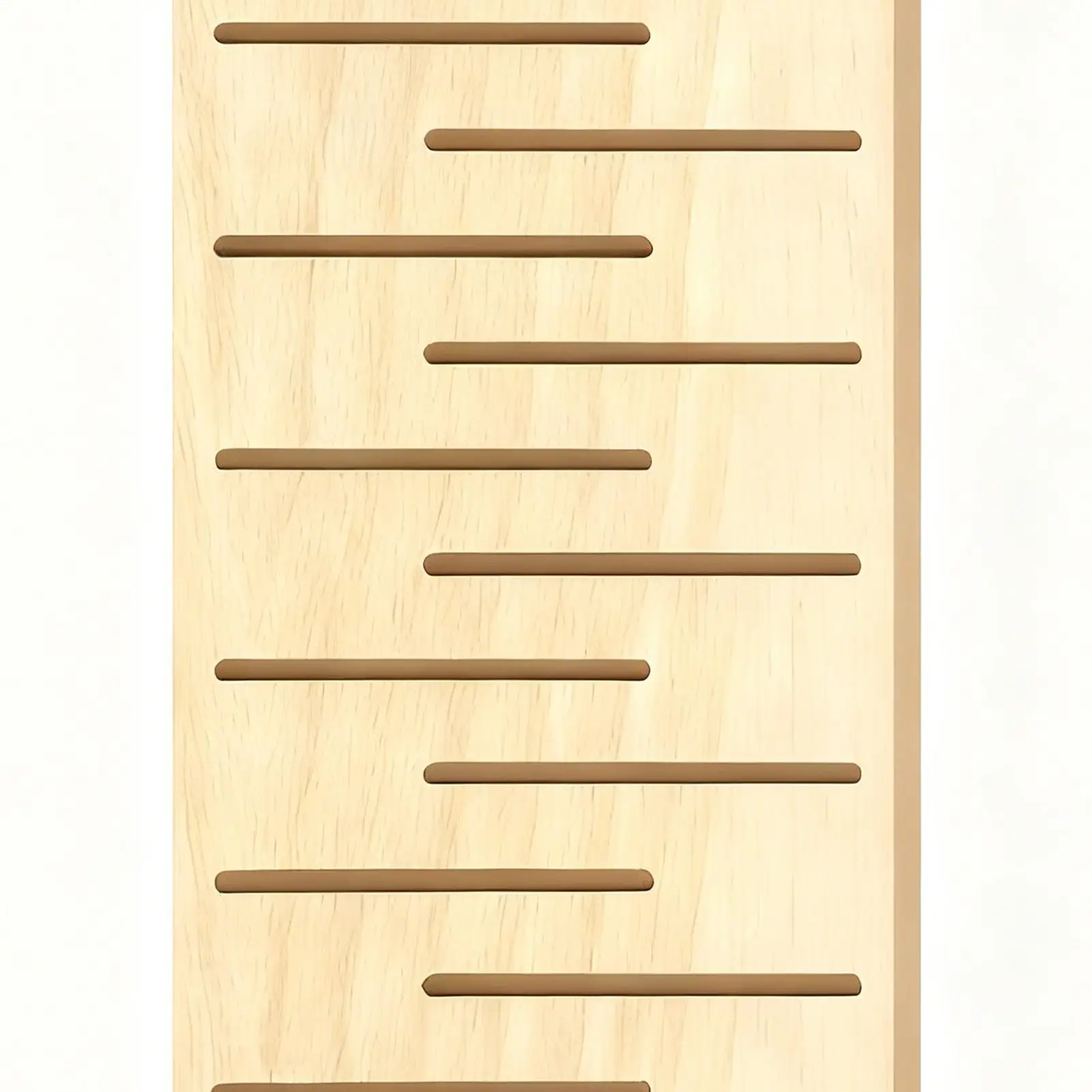 Embroidery Thread Organizer 15-Slot Wooden Spool Craft Storage Magnetic Floss Bobbin Holder For Hobbyists Quilters Artists Home