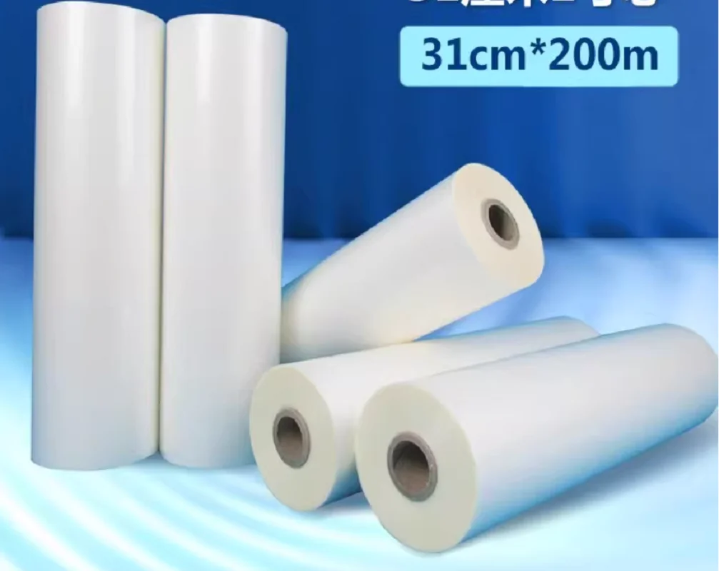 Hot Laminating Films Bopp for Hot Roll Laminator 25 Mic (220-440mm)width*200M Length Matt glossy 1