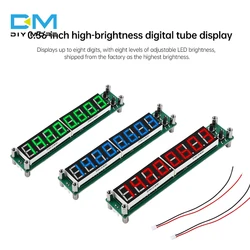 8 Bit RF Signal Frequency Counter 0.56 inch LED Display Frequency Module Measurement 0.1MHz~1200MHz Frequency Display Component