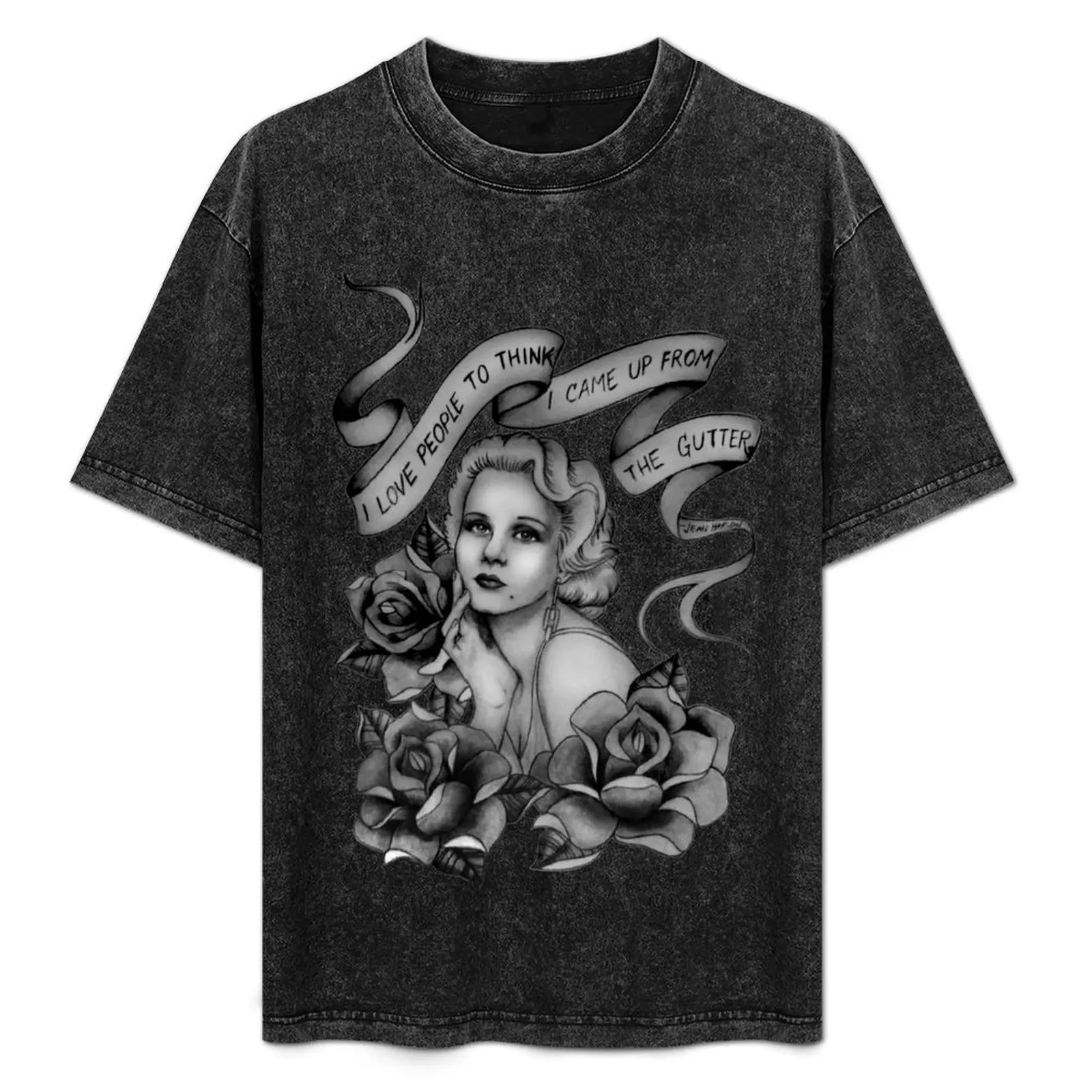 

Jean Harlow T-Shirt Christmas Theme Tee Top