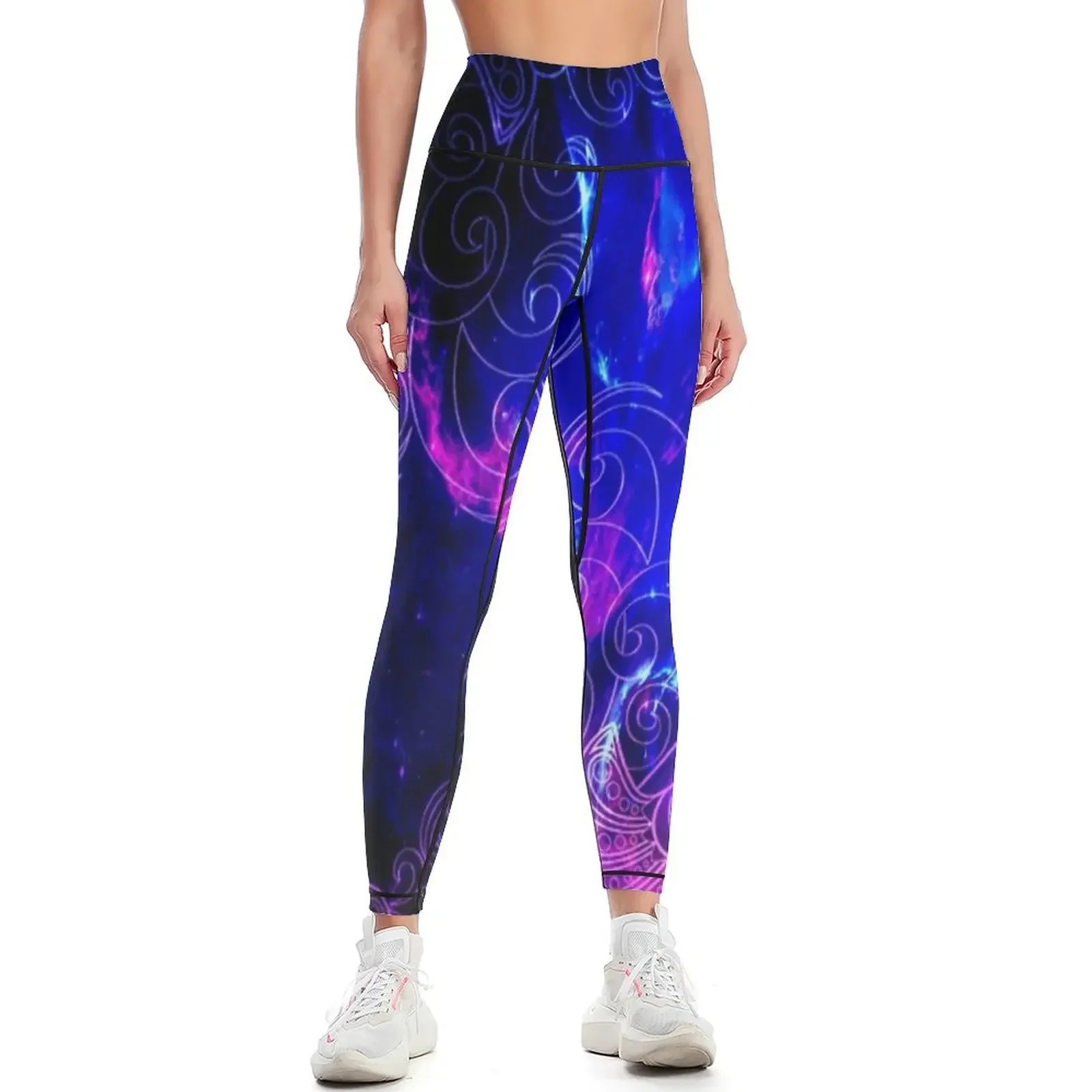 

Amethyst Iridescent Koi Leggings Pants sport Training pants Legging sport Women's sports pants Womens Leggings