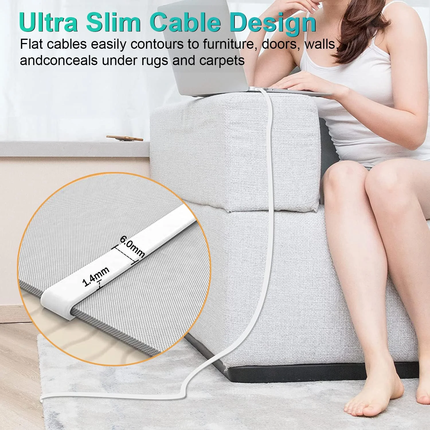 Short 0.1M 0.2M 0.5M CAT6 Flat UTP Ethernet Cable Network Cable 50M RJ45 Patch LAN Cable Ethernet CAT 6