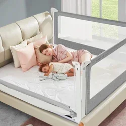 Kasur portabel keselamatan tempat tidur dewasa Bumper bayi pelindung bayi rel tempat tidur dapat dilipat untuk anak-anak