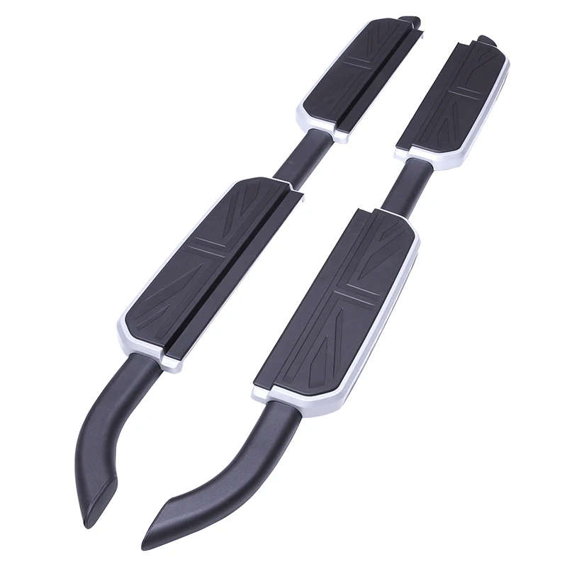 Union jack Modified fixed side step pedal exterior accessories in black For New Defender 2020+ 130/110/90 L663