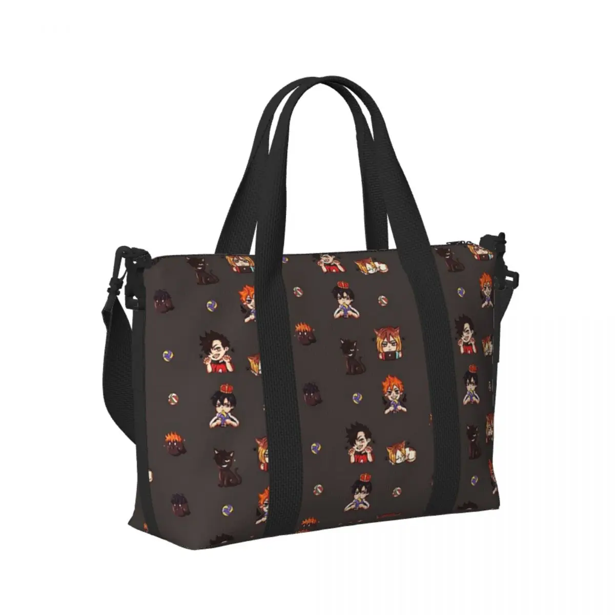 

Haikyuu Theme! Beach Travel Bag Large Capacity Tote Bags for Gym Sport Women Shopping Duffle Shoulder Bag