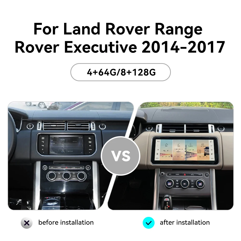 12.3 Inch Android 13 CarPlay Car Radio For Land Rover Range Rover Executive 2014-2017 Touch Screen Multimedia Player Navigation