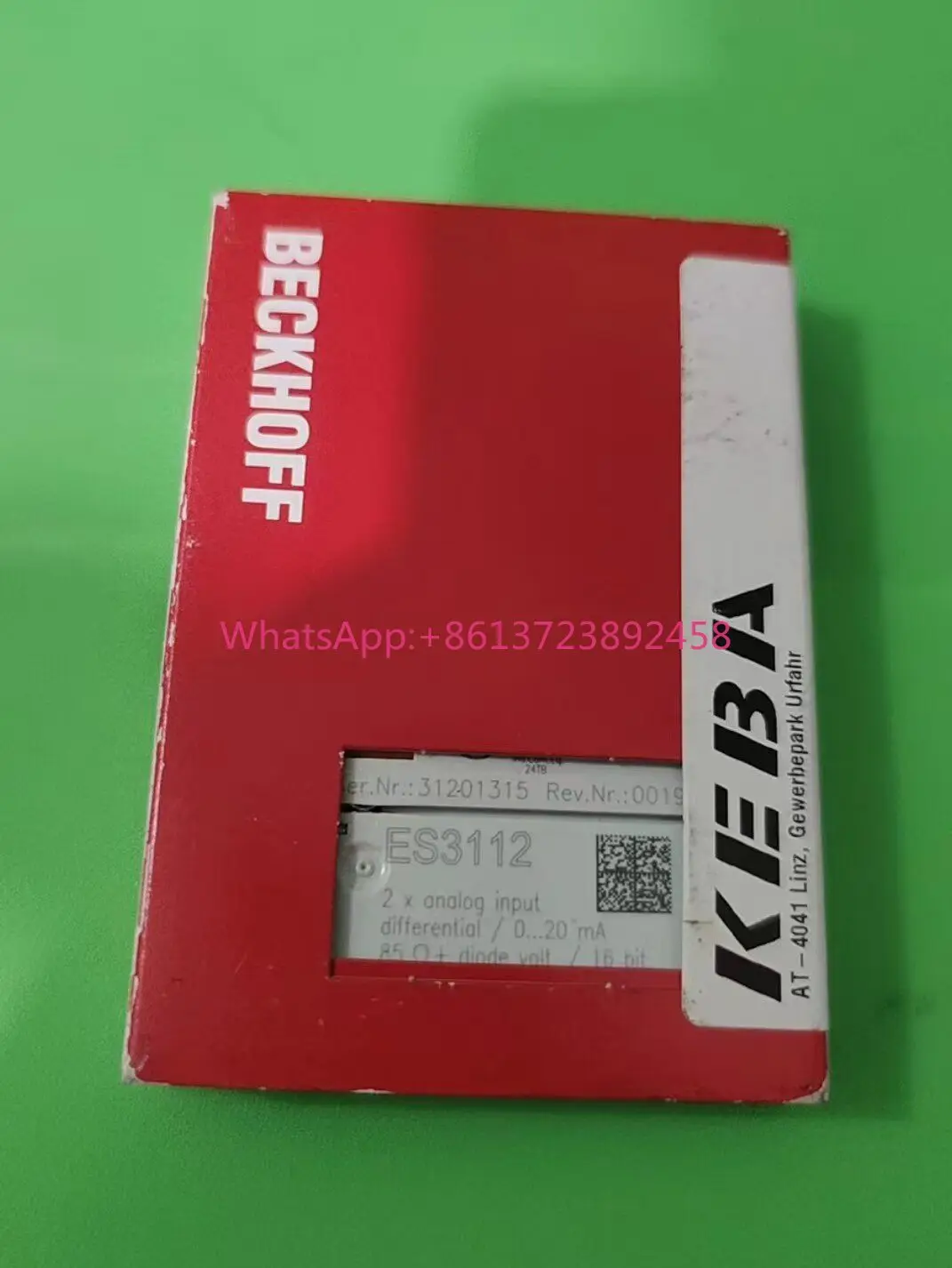 Beckhoff ES3112 module, high quality