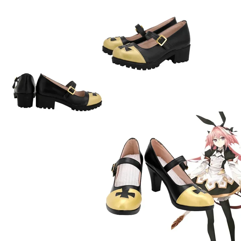 SN88 Fate Grand Order Saber Astolfo Scarpe Cosplay Stivali Accessori per costumi Taglia europea su misura * # 2@5