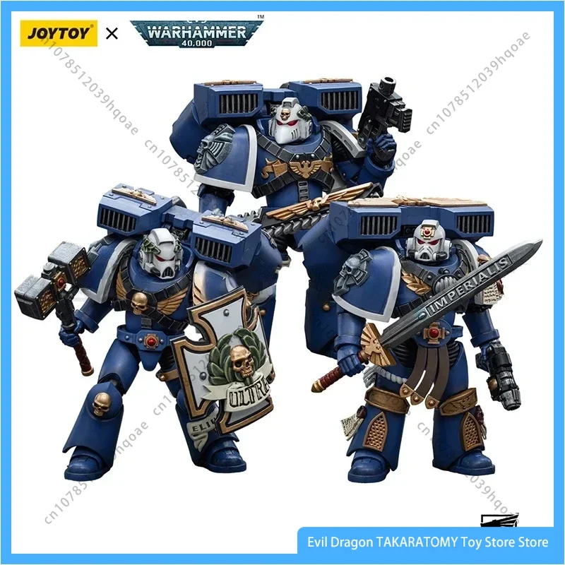 JOYTOY 1/18 Action Figure 40K New Ultra Squads & Mechas Severus Agemman Desolation Librarian  Anime Military Model