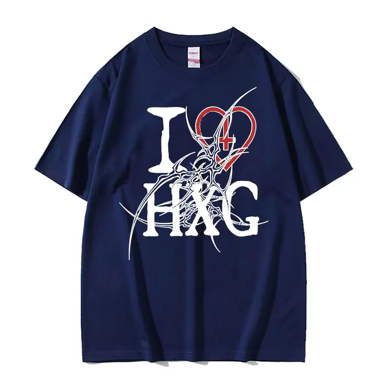 Homixide Gang 5th Amndmnt Tee Shirt I Love HXG Graphic Print T Shirt Men Women Cotton Short Sleeve Oversized T-shirt Streetwear