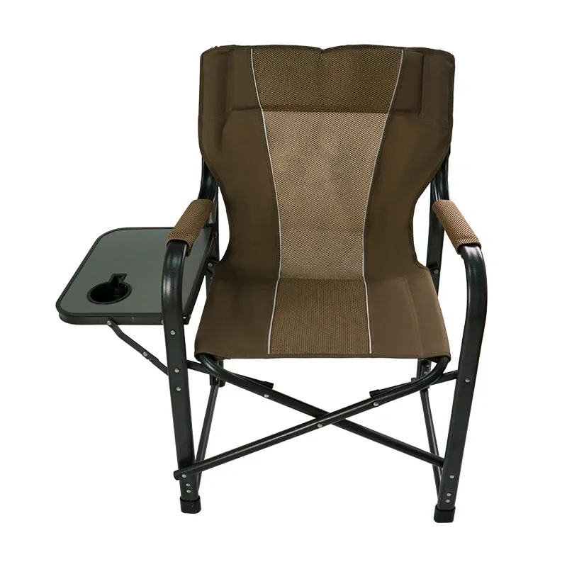

Outdoor folding portable dual-use lounge chair, director's chair, leisure backrest, camping fishing stool camping