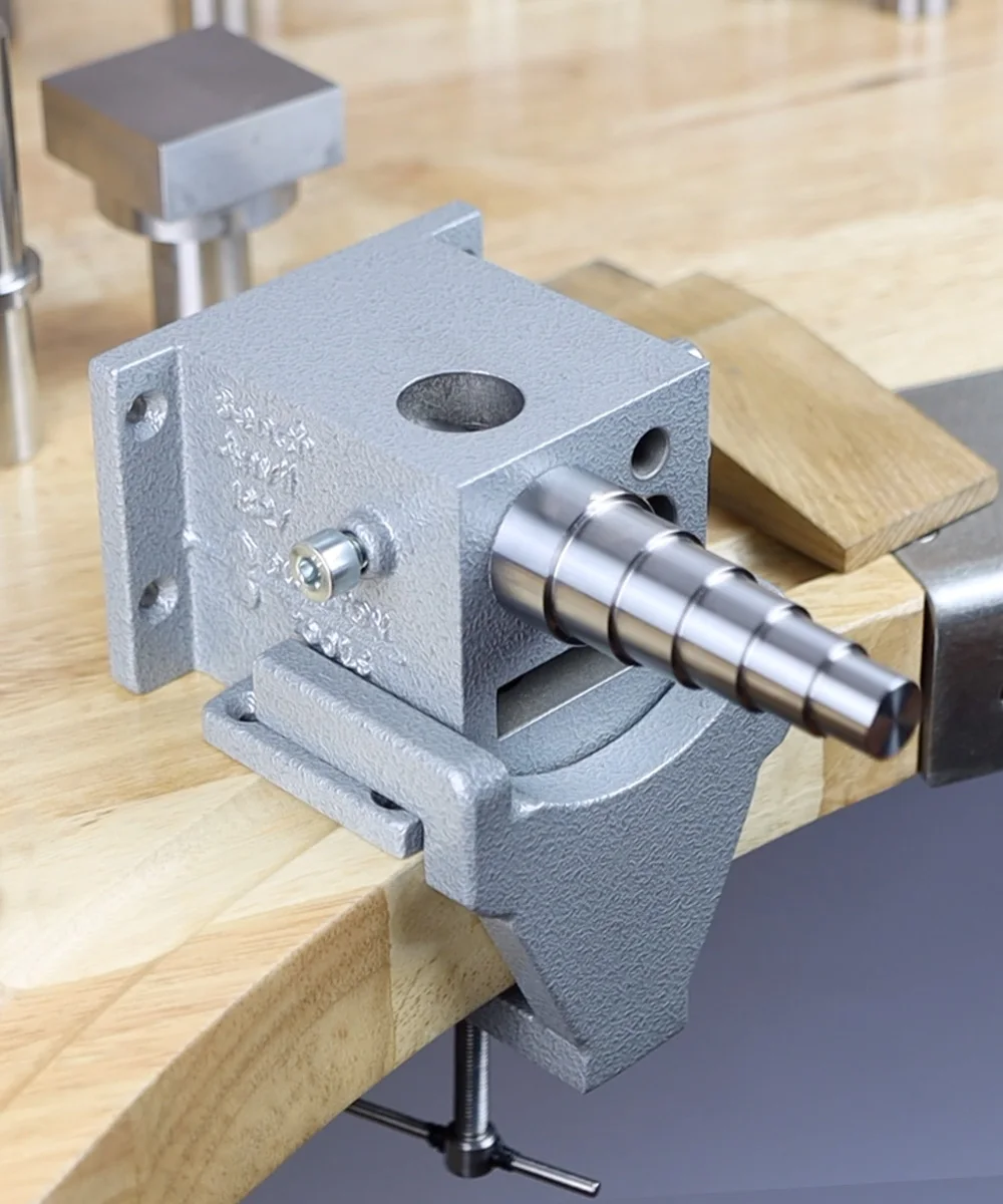 Durston Multi Forming Anvil Set, All-in-One Shaping Block with Stakes Mandrel & Bench Clamp for Jewelry Metal Crafting