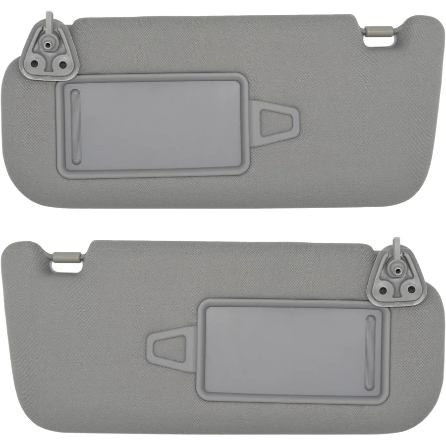 

Солнцезащитный козырек со стороны водителя и пассажира для Elantra 2007 2010, сменный солнцезащитный козырек с регулируемым дизайном и серым цветом