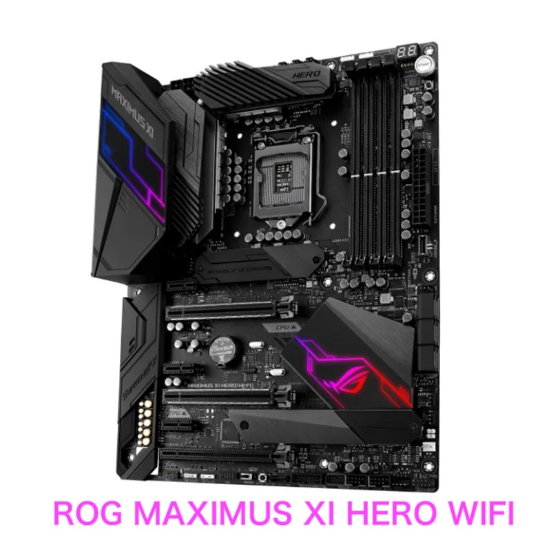 Imagem -02 - Placa-mãe Rog Maximus xi Hero Wi-fi 64gb Lga 1151 Ddr4 Atx Z390 Mainboard 100 Testado ok Totalmente Trabalho