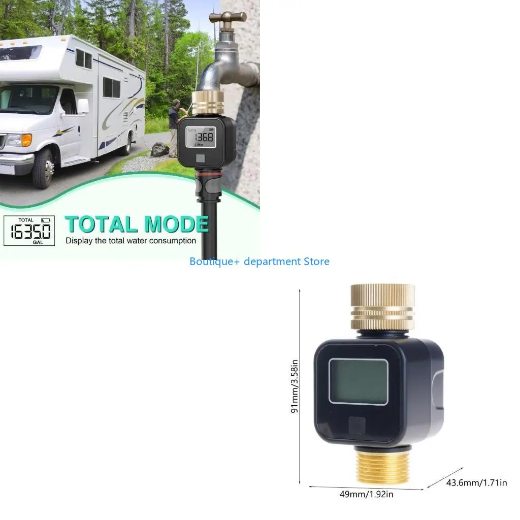 E1PD Real Time Water Usage Trackers High Visibility Display Simple Installs for Home