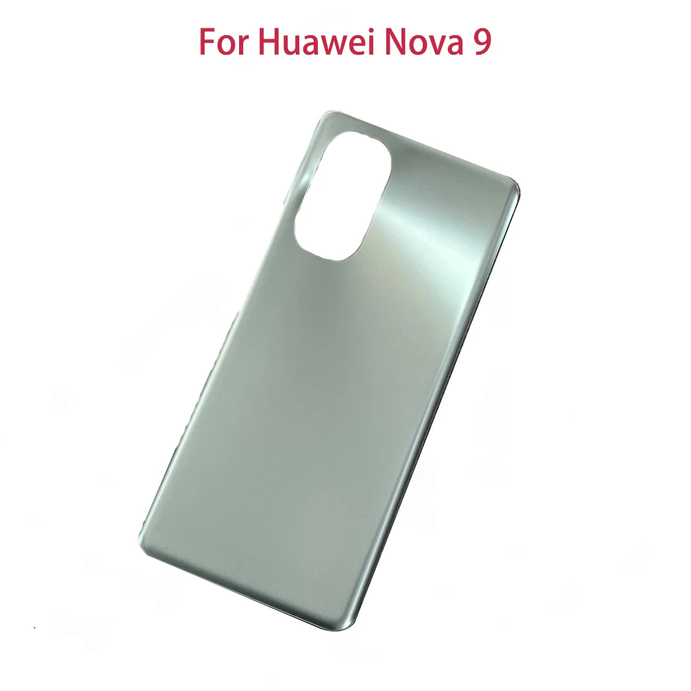 AAA Quality Back Glass For Huawei Nova 9 NAM-AL00 LX9 Back Battery Cover Rear Door Housing Case With Camera Lens Repair Parts