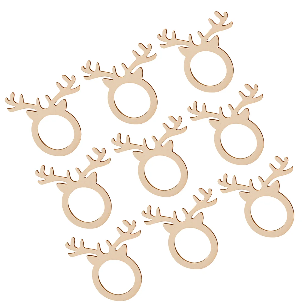 

Napkin Ring Banquet Christmas Elegant Antler Antlers Buckle Wedding Dinner Holder