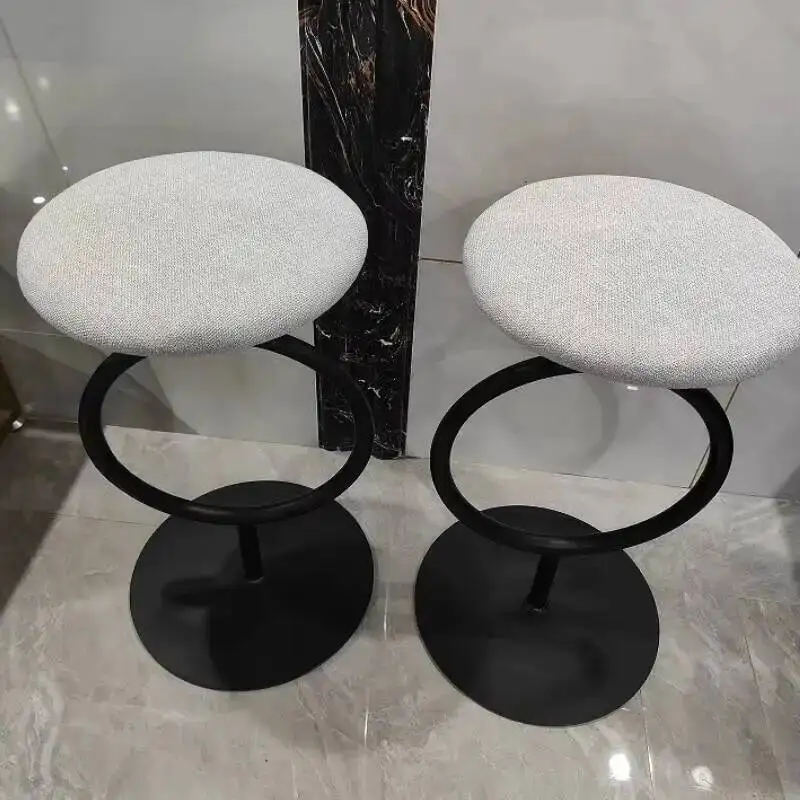 

Bar Reception Single Bar Furniture Stools Fashion Sillas Creative Designer Personalized Lounge Soft De Bar High Chairs Modern