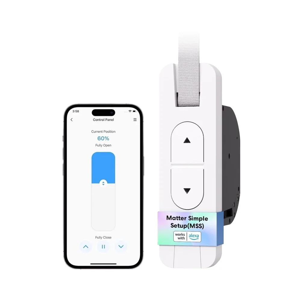 Motor de Persiana Inteligente MRS200-Meross com Controle por Voz e Compatível com Apple HomeKit e Google Home