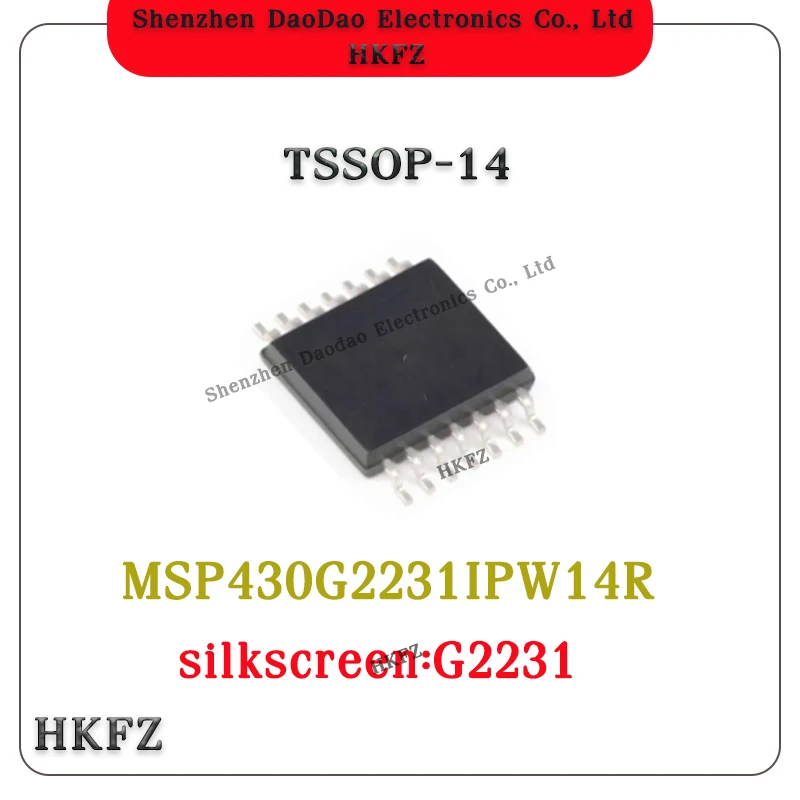 5Pcs G2231 MSP430G2231IPW14R MSP430G2231IPW TSSOP-14 Microcontroller chip IC new original