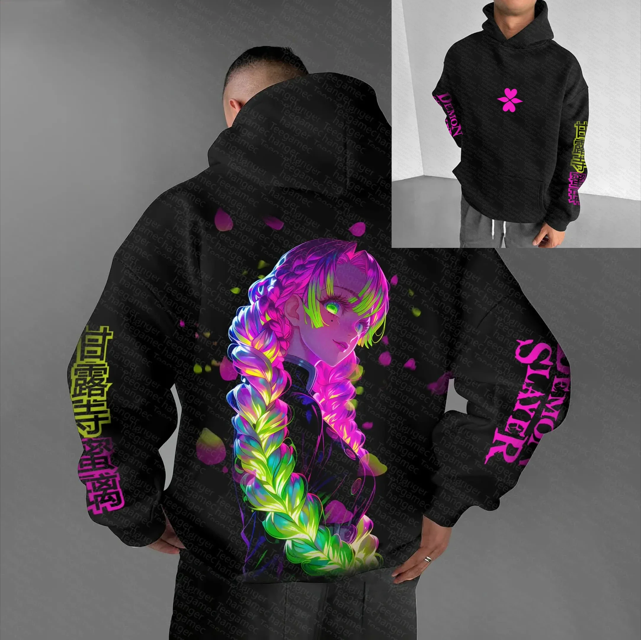 

Demon Slayer Beast Burning Graphic Hoodies Collection Men Women 2025 Spring Autumn Streetwear Casual Sweatshirt Unisex Clothing