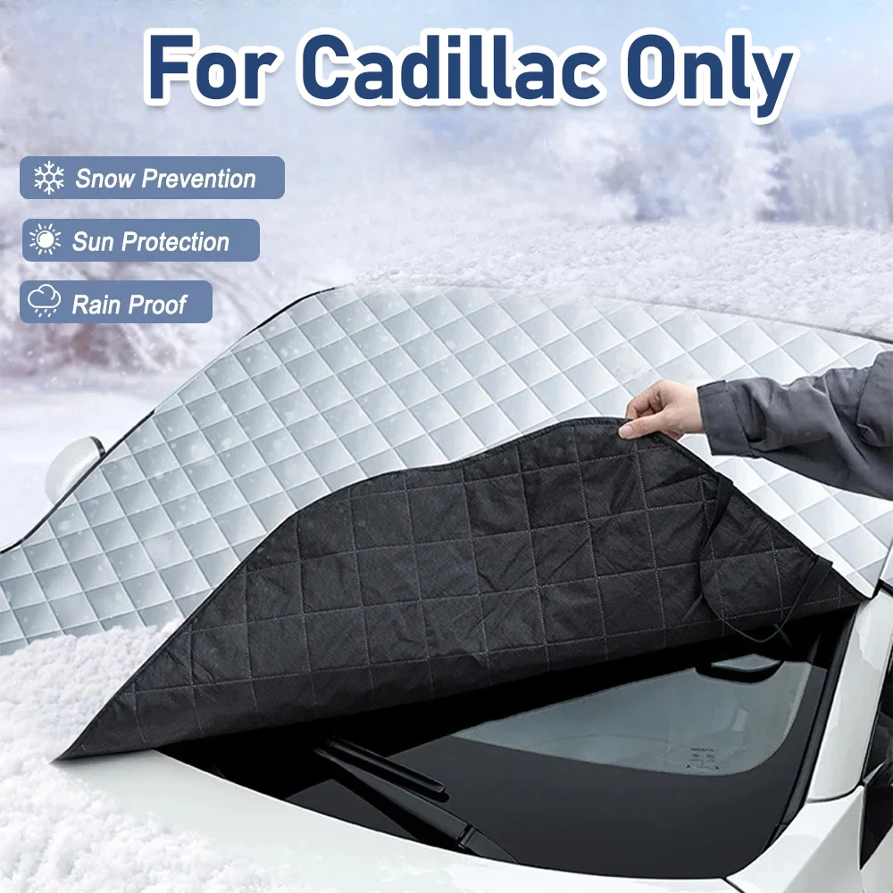 

For Cadillac ATS CT6 CTS DTS XT5 Escalade ESV SRX STS XTS Car Front Windshield Sunshade Prevention Snow Shield Waterproof Cover