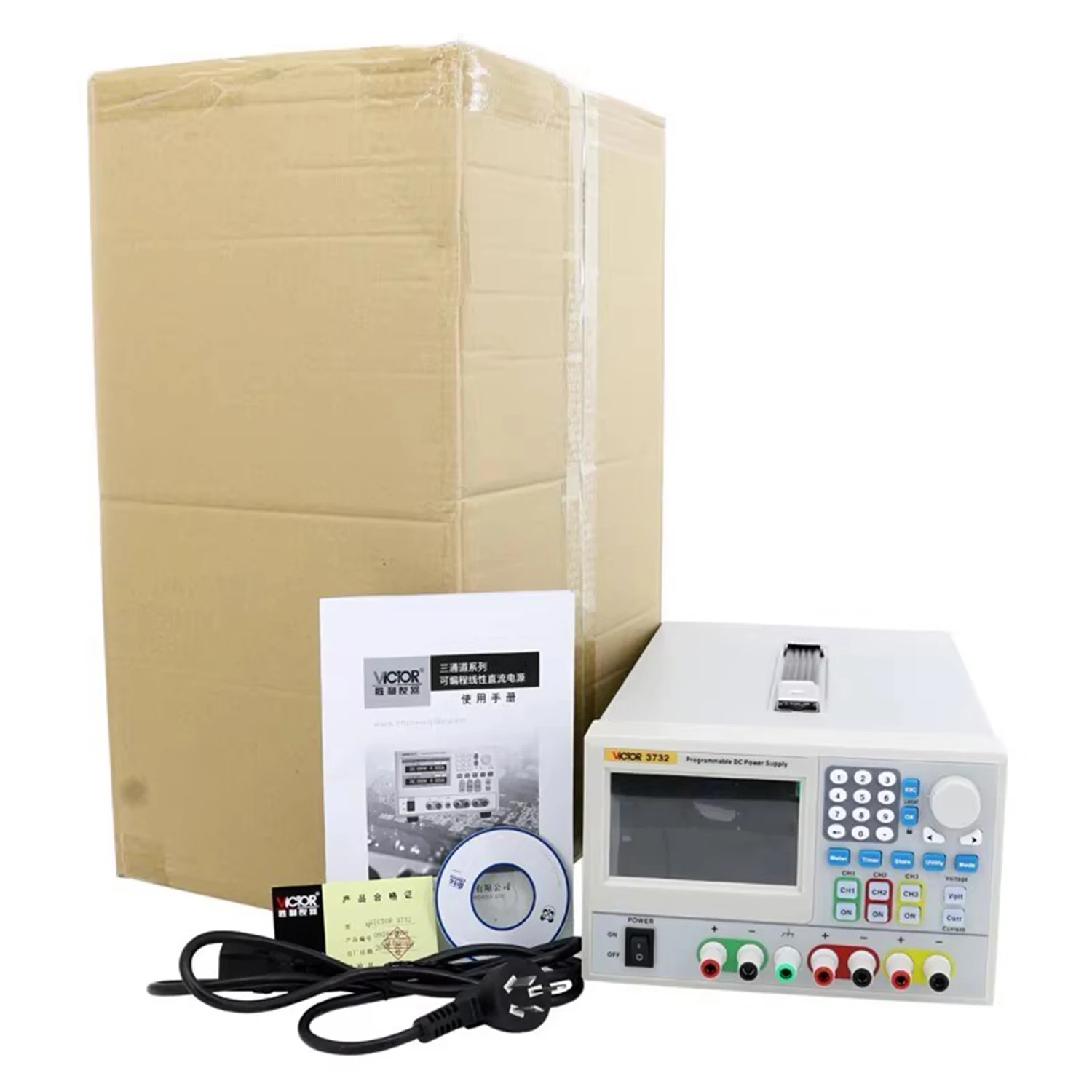 VICTOR 3731 3732 3721 3722 Programmable Linear DC Regulated Power Supply DC Programmable Linear Stabilized Power Supply VC3731.