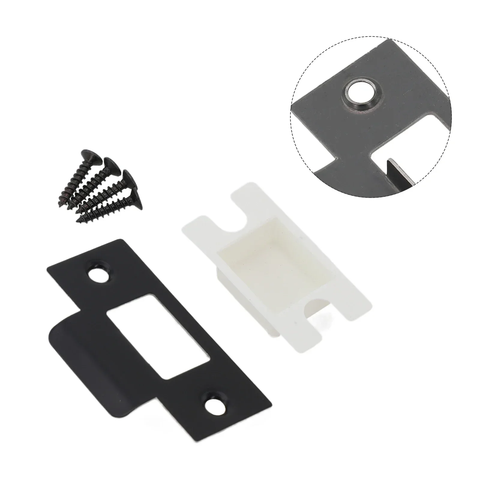 Deadbolt Cover Latches Plate Door Reinforcement Plate With Screws Garage Deadbolt Cover Plate Door 11111111111111111111111111111