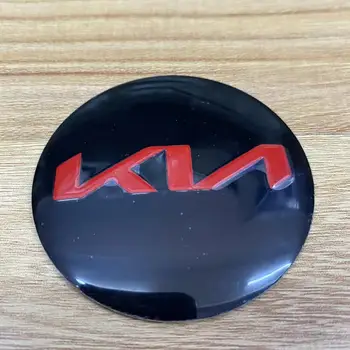 片 56mm 輪圈貼紙,適用於Kia K2 Sportage、K3 Souranto、K4、K5 Freddy 等車型,附輪圈蓋標識貼紙。 10 最佳銷售 起亞銳歐標誌 - №4
