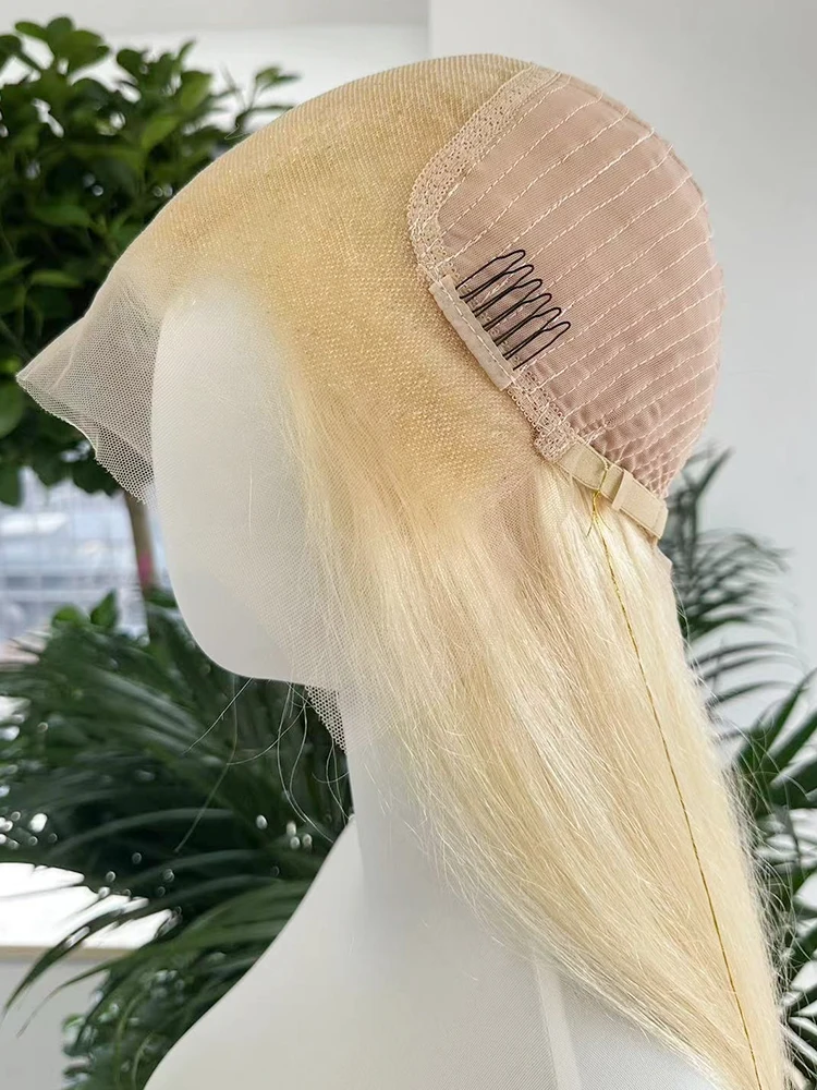 13x6 Blonde 613 HD Human Hair Straight Lace Front Wigs 13X4 Frontal Wig 250 Density For Women High Quality