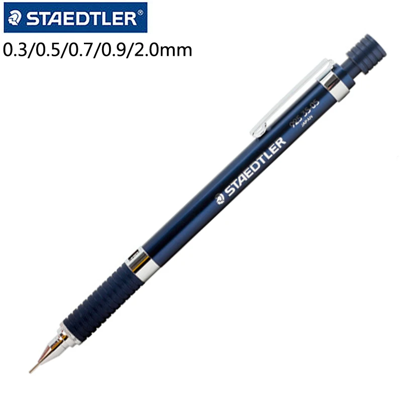 Staedtler 925 Mechanical Pencil Blue Series 0.3 0.5 0.7 0.9 2.0 Mm Lead Drawing Metal Holder Automatic Pencils Art Supplies