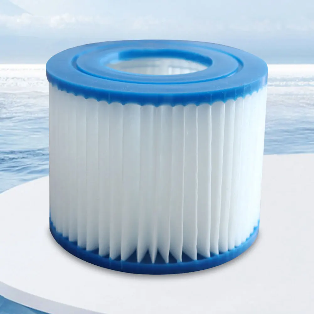10-1PCS Type VI Hot Tub Filter Soft Rubber Ends Spa Filter Cartridge Reusable Pool Filter Replacement for /for Intex Filter