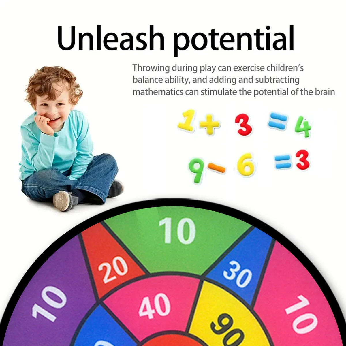 12 Sticky Ball Dart Plate Set-พับได้,สะดวกในการพกพา,กีฬาในร่ม/กลางแจ้งสนุกเกมปาร์ตี้ของเล่น,ผู้ปกครองเด็กเกมของเล่น