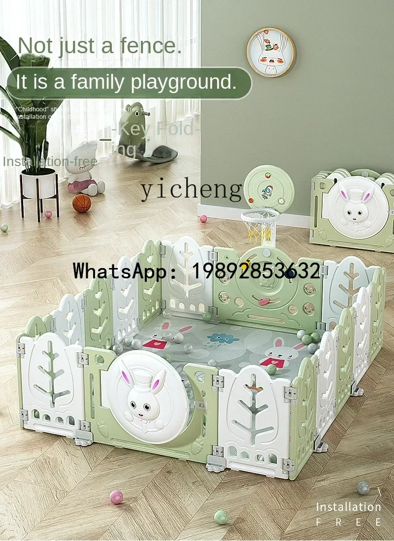 WL Baby Game Fence واقية الطفل للطي سياج الأطفال الأرض لعبة سياج حصيرة للزحف
