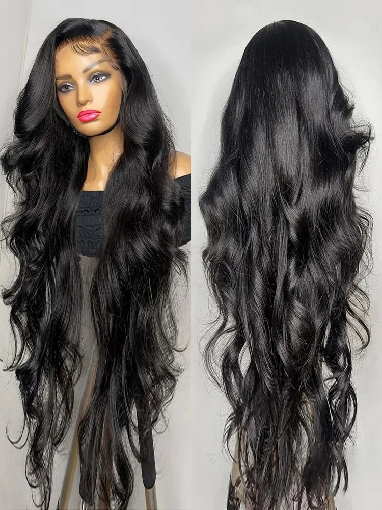 30 Inch Lace Front Human Hair Wigs Brazilian Body Wave 13x4 13x6 HD Frontal Wigs For Women Pre Plucked Wig