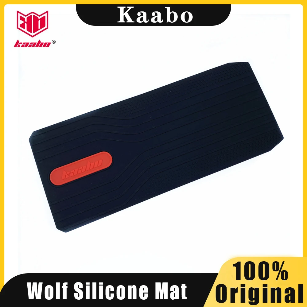 Original Silicone Mat for Kaabo Wolf Warrior Kickscooter Black Foot Pad Sticker for Kaabo Wolf Warrior Electric Scooter Mat Part