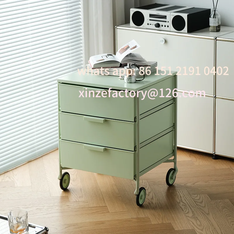Customizable Winter Mobile Storage Cabinet ins Bedside Table Creative Minimalist Modern Bedroom