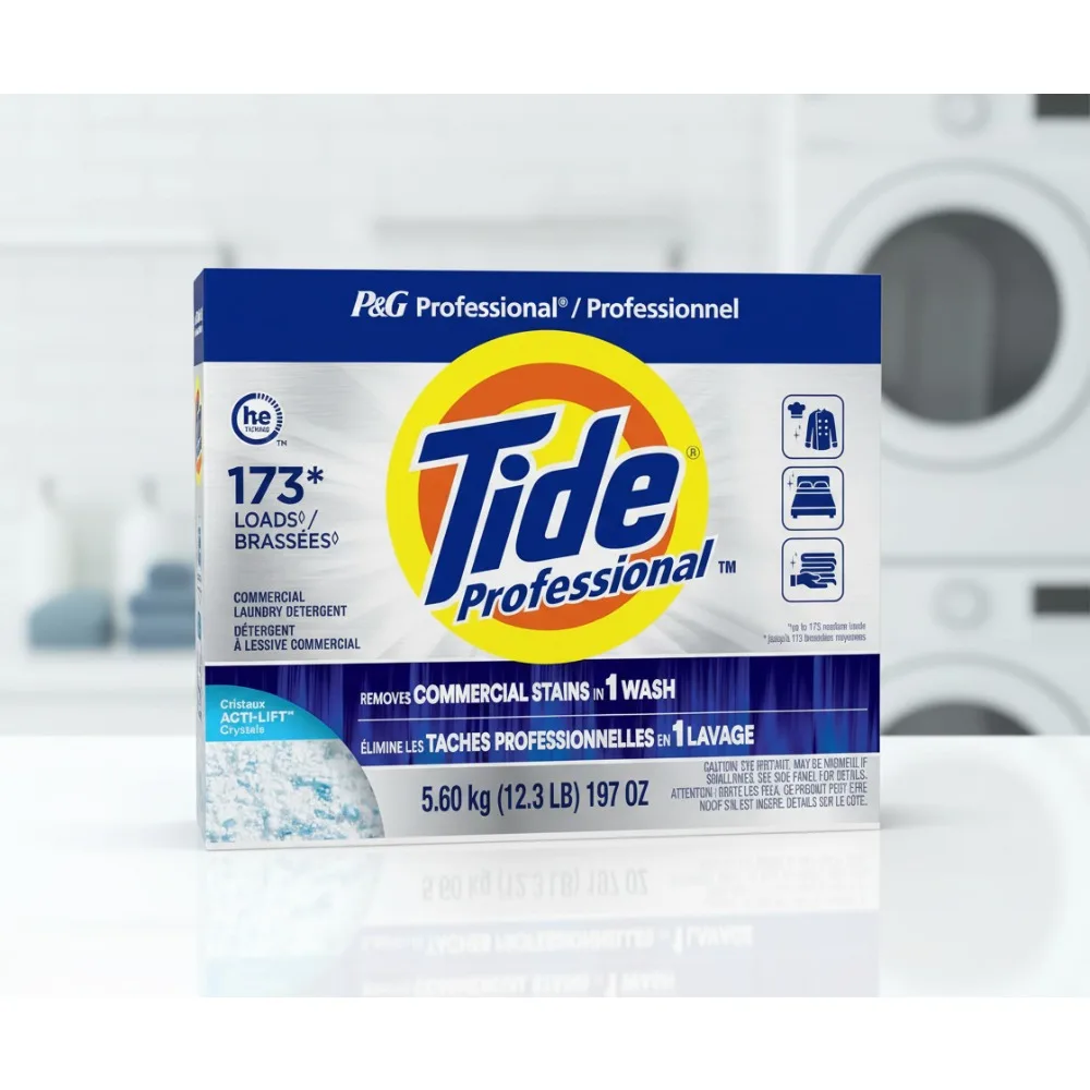 

Commercial Laundry Detergent Powder 197oz - 155-173 Loads for Hotels, Restaurants & Businesses