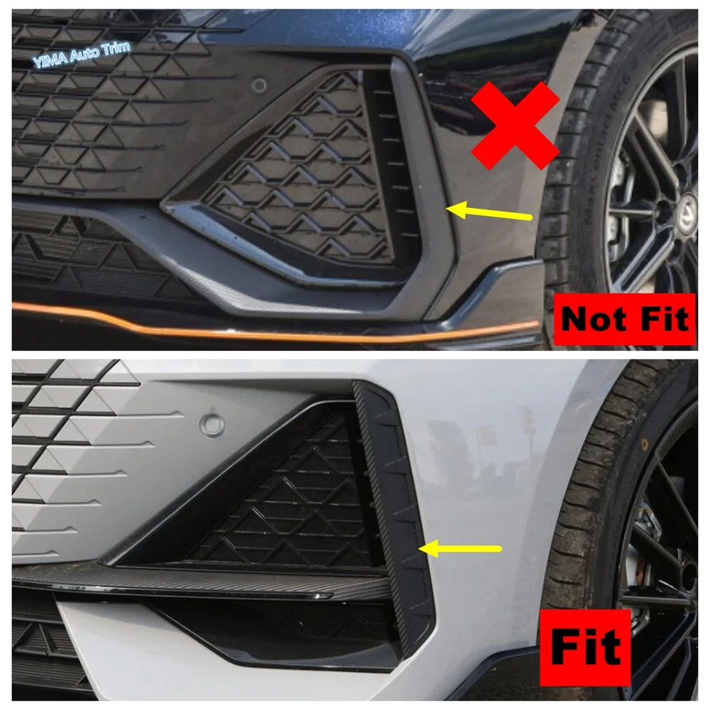 

Car Front Bumper Fog Lamp Lights Eyebrow Wind Knife Blade Decor Accessories Cover Stickers Trim For CHANGAN UNI-V UNIV 2022 2023