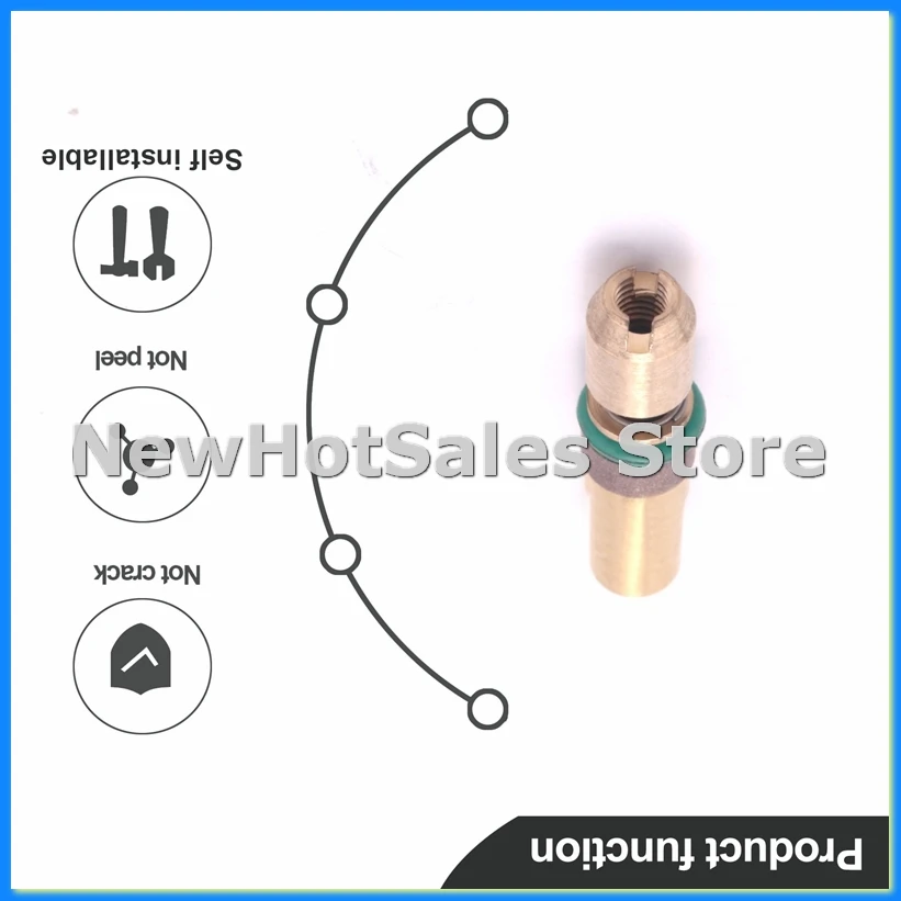 Three-Stage Piston Head High-Pressure Copper Head For 6Mm 30Mpa High-Pressure Pump Piston Parts-A25R