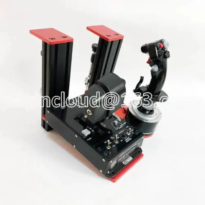 

Tuoshi HOTAS Pig Pole VKB Saitek Evo Desktop Installation Bracket Red and Black Upgraded Version