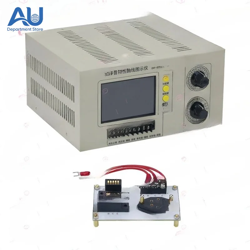 BT3.0 Transistor Tracer 4-inch HD SPI Color Screen Transistor Characteristic Curve Tester with Transistor Testing Socket