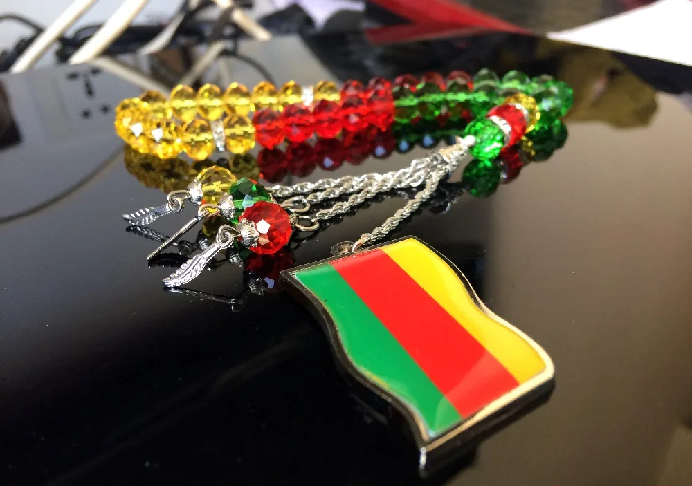 قلادة كوردية علم سبحة صلاة تسبيح كردستان وشاح سيارة-المنزل-مكتب معلق بقع تسبيح كردز نوفروز #1