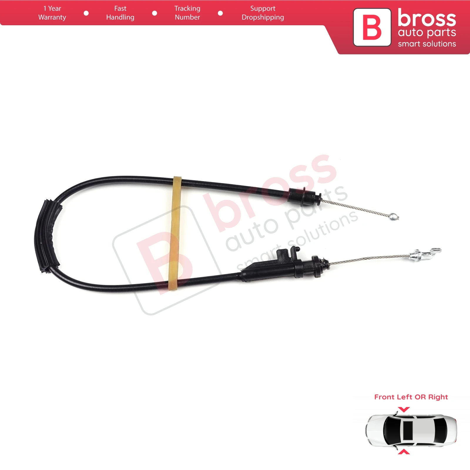 BDP1164 Outer Door Release Locking System Latch Bowden Cable Front Left or Right for VW Passat B6 B7 2005-2015 CC 3C8837017A