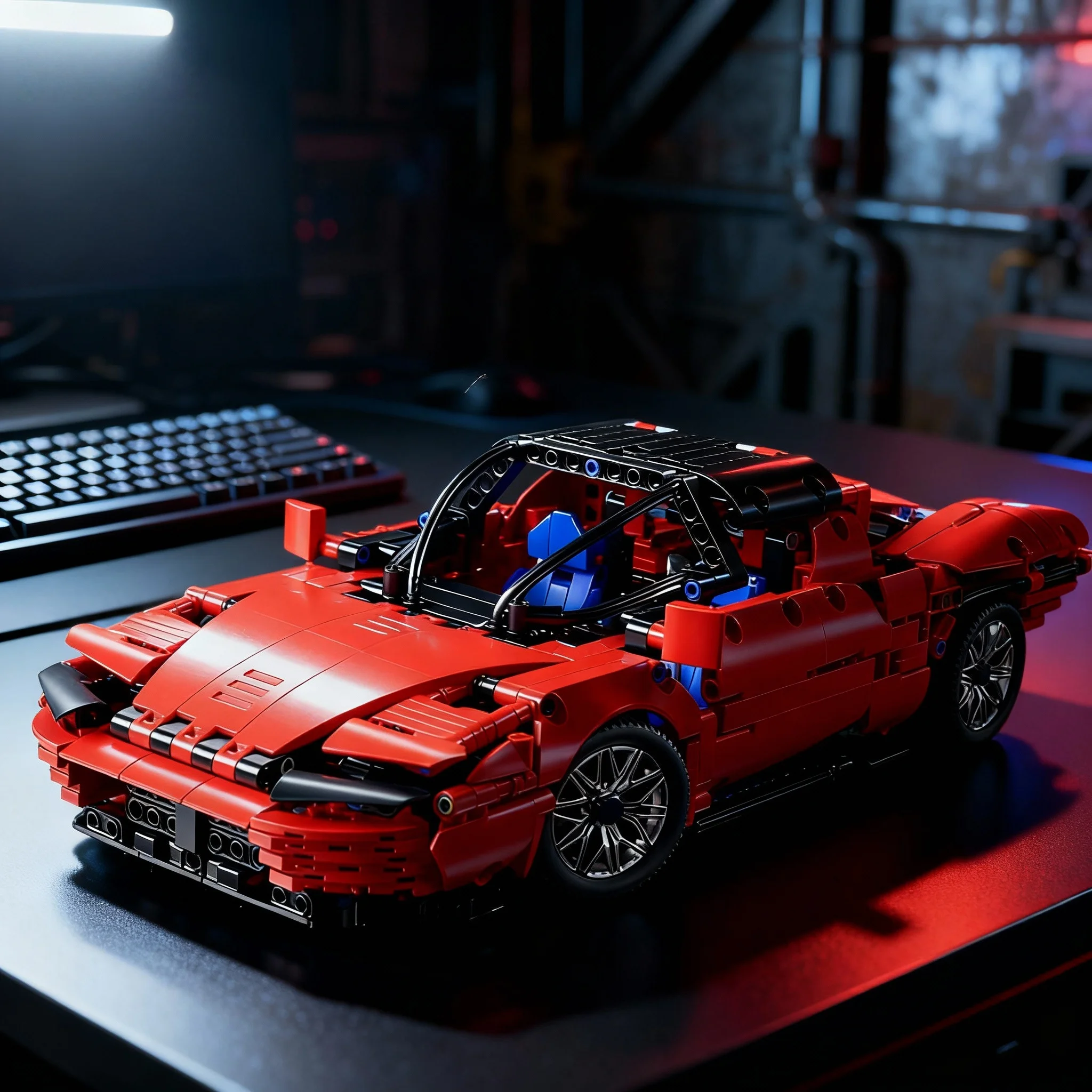 

New technology SP3 supercar building blocks, car model bricks, Christmas gifts, holiday gifts for adults and children